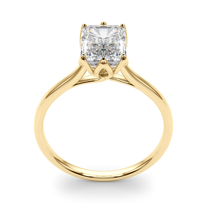 Solitaire Emerald Cut Engagement Ring (85310)