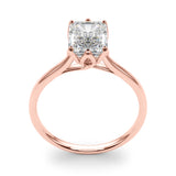 Solitaire Emerald Cut Engagement Ring (85310)