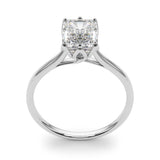 Solitaire Emerald Cut Engagement Ring (85310)