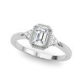 Emerald Cut Engagement Ring