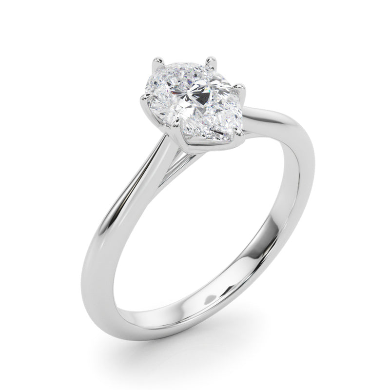 Solitaire 11.8x7.5 Pear Shape Engagement Ring (85331)