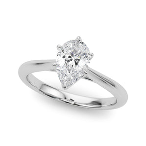 Solitaire 11.8x7.5 Pear Shape Engagement Ring (85331)