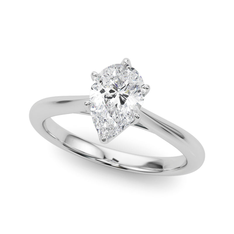 Solitaire 11.8x7.5 Pear Shape Engagement Ring (85331)