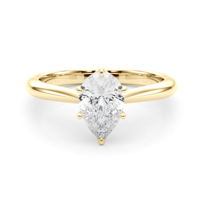 Solitaire 11.8x7.5 Pear Shape Engagement Ring (85331)