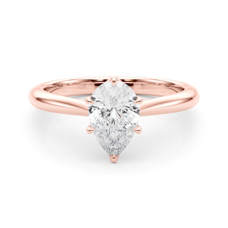 Solitaire 11.8x7.5 Pear Shape Engagement Ring (85331)