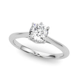 Cushion Solitaire 3 8x3 8 Engagement Ring