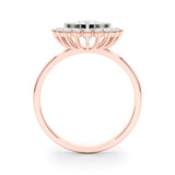 Oval Center Engagement Ring (85342)