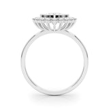 Oval Center Engagement Ring (85342)