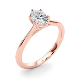 Solitaire Ovals Engagement Ring (85345)