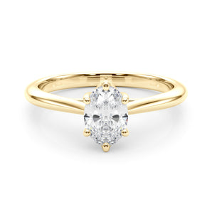 Solitaire Ovals Engagement Ring (85345)