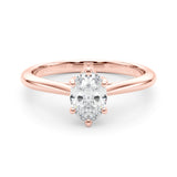 Solitaire Ovals Engagement Ring (85345)