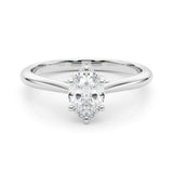 Solitaire Ovals Engagement Ring (85345)