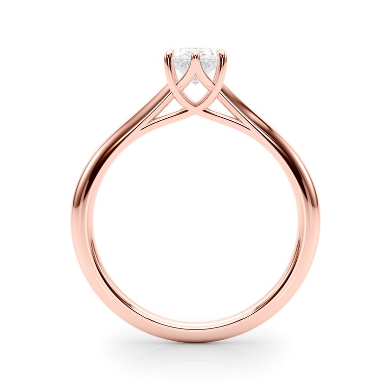 Solitaire Ovals Engagement Ring (85345)
