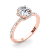 Oval Cent Engagement Ring (85357)