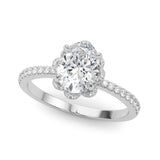 Oval Cent Engagement Ring (85357)