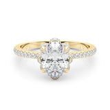 Oval Cent Engagement Ring (85357)