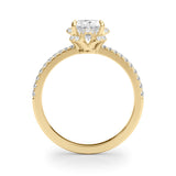 Oval Cent Engagement Ring (85357)