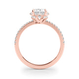 Oval Cent Engagement Ring (85357)