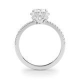 Oval Cent Engagement Ring (85357)
