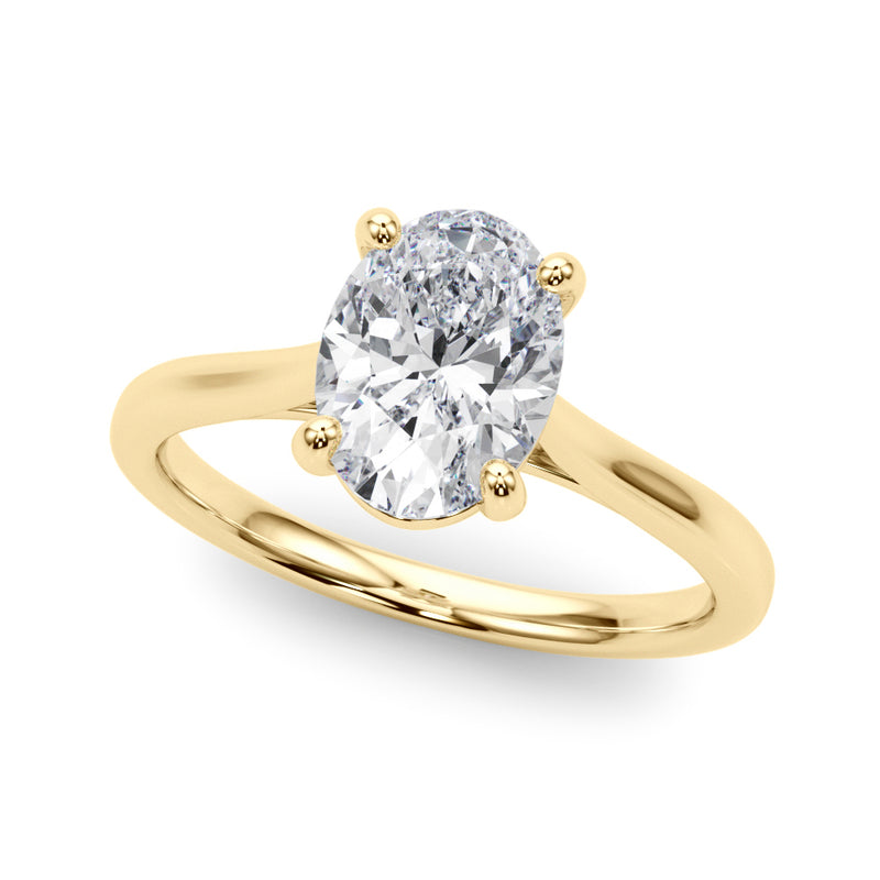 Solitaire Oval Engagement Ring (85398)