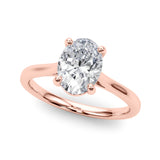 Solitaire Oval Engagement Ring (85398)