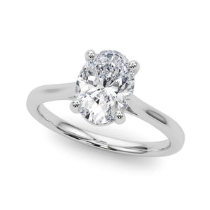 Solitaire Oval Engagement Ring (85398)
