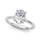 Solitaire Oval Engagement Ring (85398)
