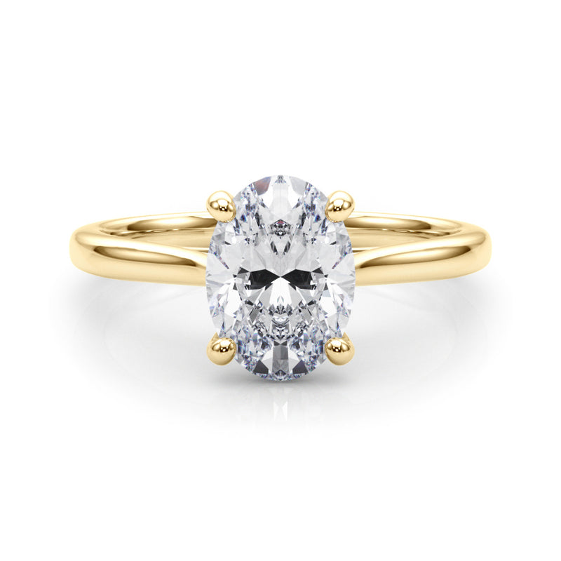 Solitaire Oval Engagement Ring (85398)