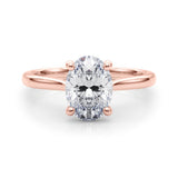 Solitaire Oval Engagement Ring (85398)