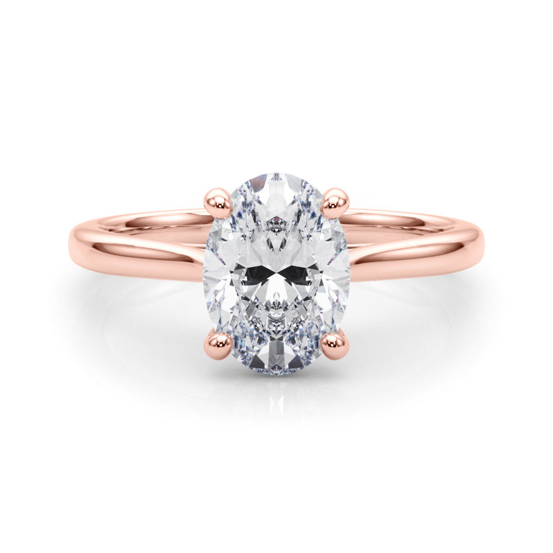 Solitaire Oval Engagement Ring (85398)