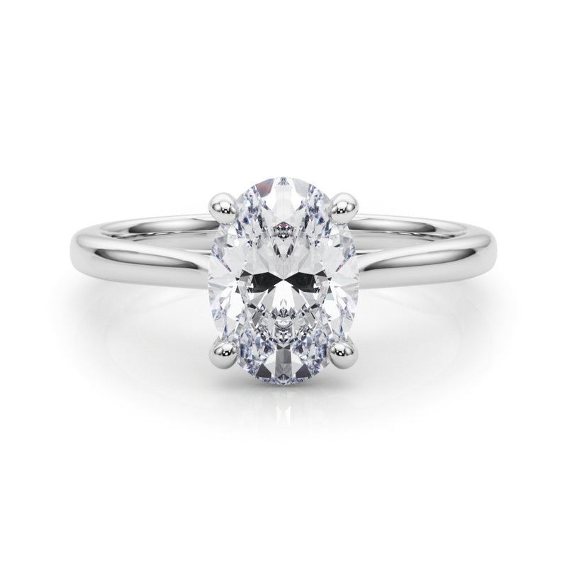 Solitaire Oval Engagement Ring (85398)