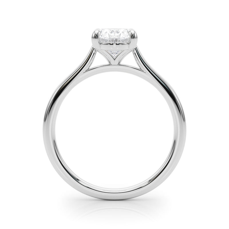 Solitaire Oval Engagement Ring (85398)