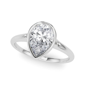 Solitaire Ps Bezel Set Engagement Ring (85413)