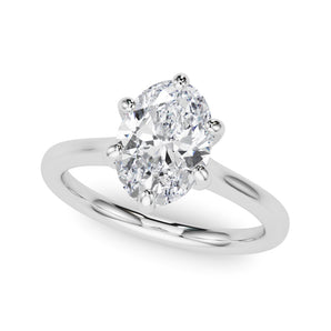 Solitaire Oval Engagement Ring (85427)