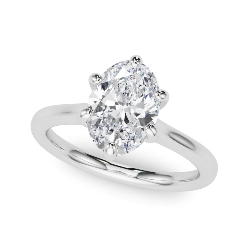 Solitaire Oval Engagement Ring (85427)