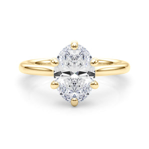Solitaire Oval Engagement Ring (85427)