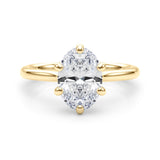 Solitaire Oval Engagement Ring (85427)
