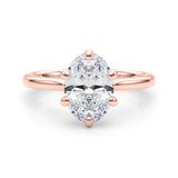 Solitaire Oval Engagement Ring (85427)