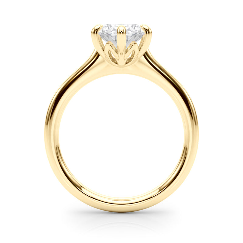 Solitaire Oval Engagement Ring (85427)