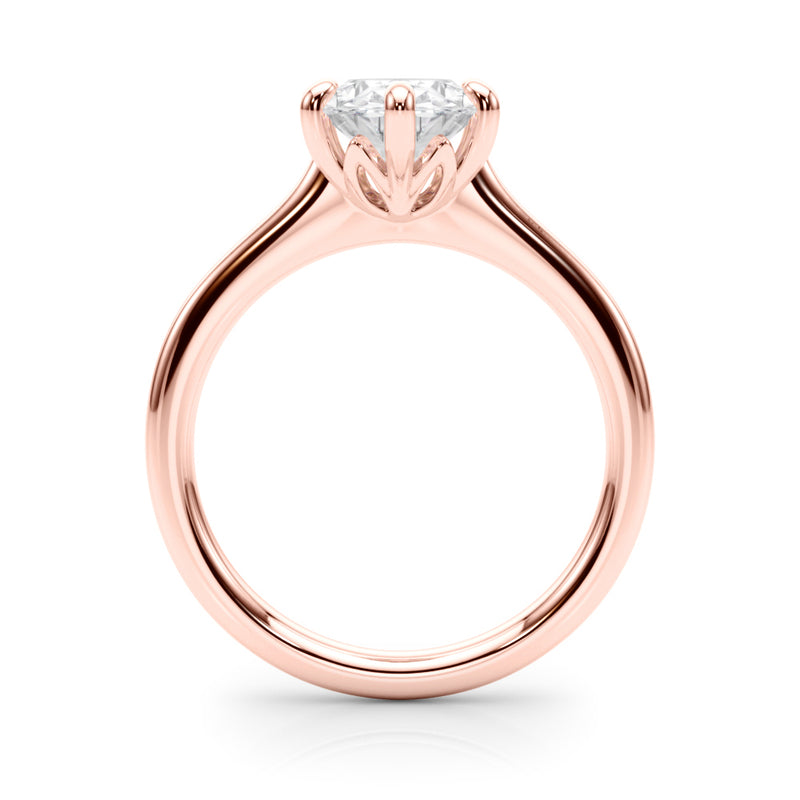 Solitaire Oval Engagement Ring (85427)