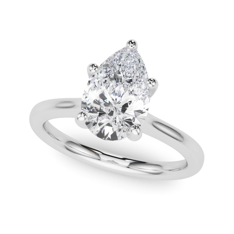Solitaire Pear Shape Engagement Ring (85429-7.5X5.25)