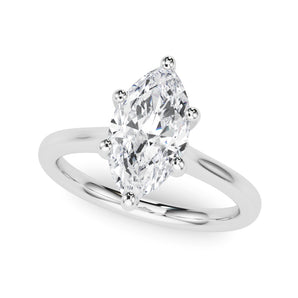 Marquise Solitaire Engagement Ring (85431)
