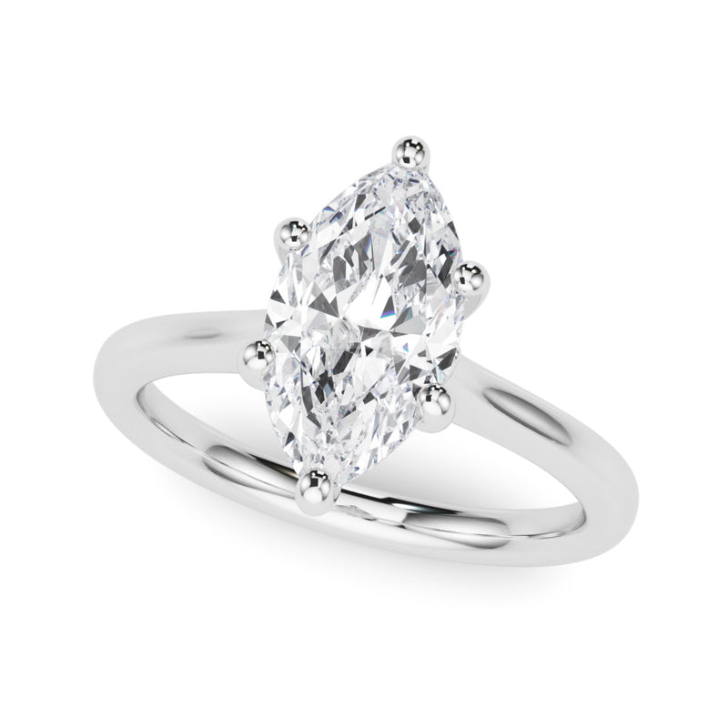 Marquise Solitaire Engagement Ring (85431)
