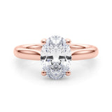 Solitaire Oval Engagement Ring (85435)