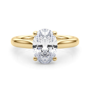 Solitaire Oval Engagement Ring (85435)
