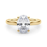 Solitaire Oval Engagement Ring (85435)