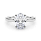 Solitaire Oval Engagement Ring (85435)