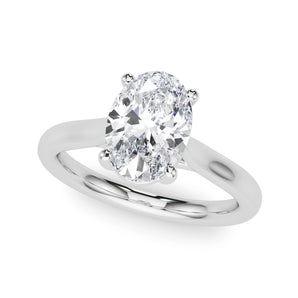 Solitaire Oval Engagement Ring (85435)