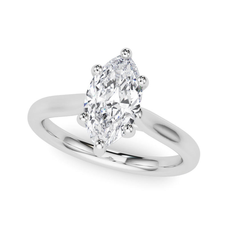 Marquise Solitaire Engagement Ring (85439)