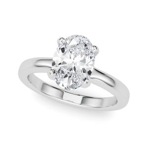 Oval Solitaire Engagement Ring